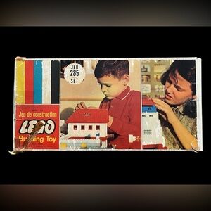 Vintage 1966 LEGO Building Toy – Early Set w/ Box & Instructions